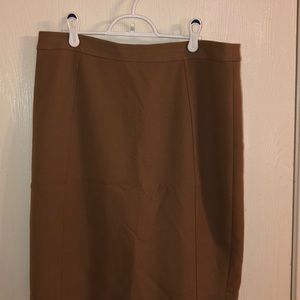 Halogen Tan Pencil Skirt, size 12